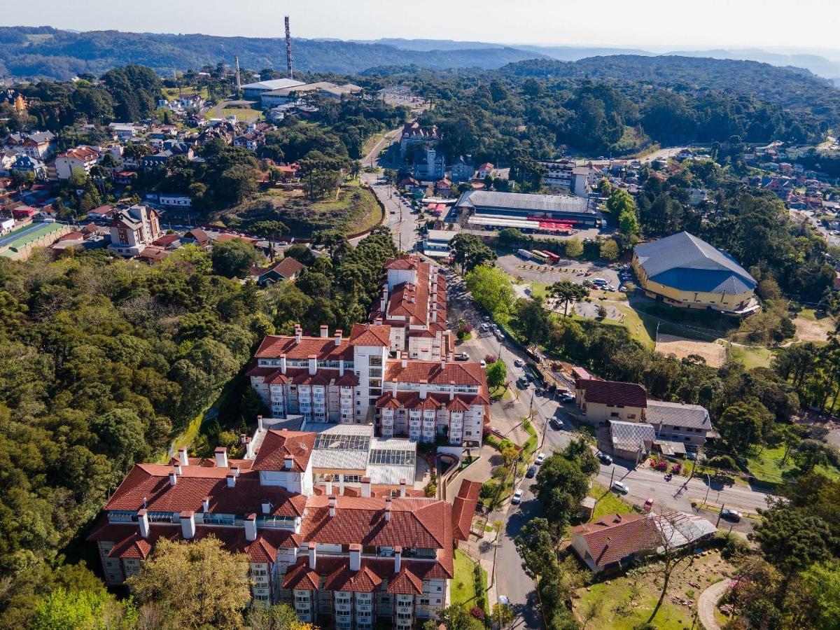 Apto No Centro De Gramado Com Piscina Termica 외부 사진